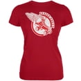 thumbnail image 1 of Roller Derby Flying Skate Red Juniors Soft T-Shirt - Medium, 1 of 1