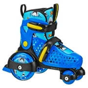 Roller Derby Fun Roll Boys Jr Adjustable Roller Skate, Pizza Shark