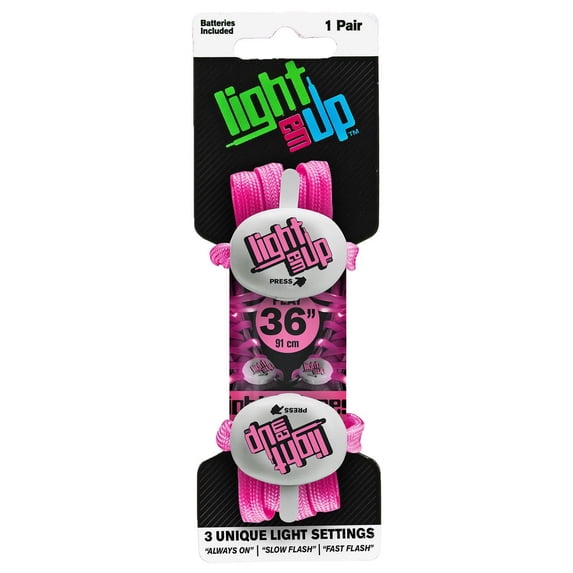 Roller Derby Light Em Up LED Lighted Laces - 36 Inches - LL36