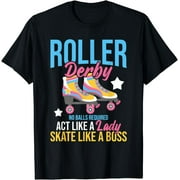 Roller Derby No Balls Required - Roller Skating Speed Skater T-Shirt