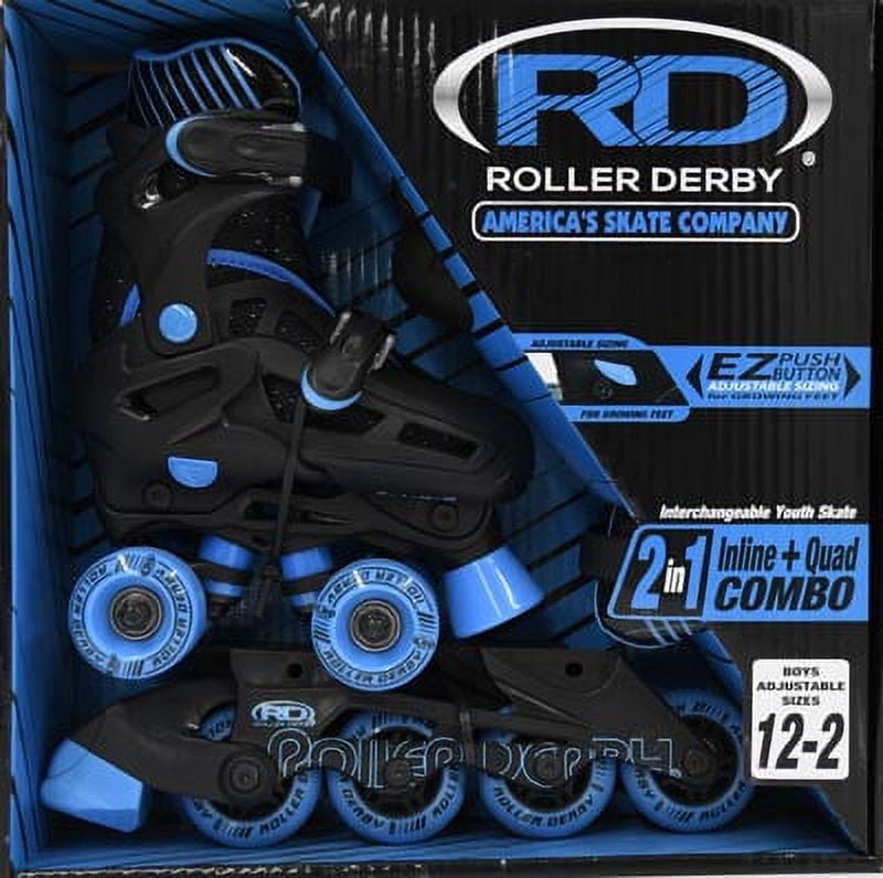 Roller Derby Rd 2n1 Boy S Sz 12-2