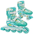 Roller Derby Sprinter Girl's 2in1 Quad Roller and Inline Skates Combo