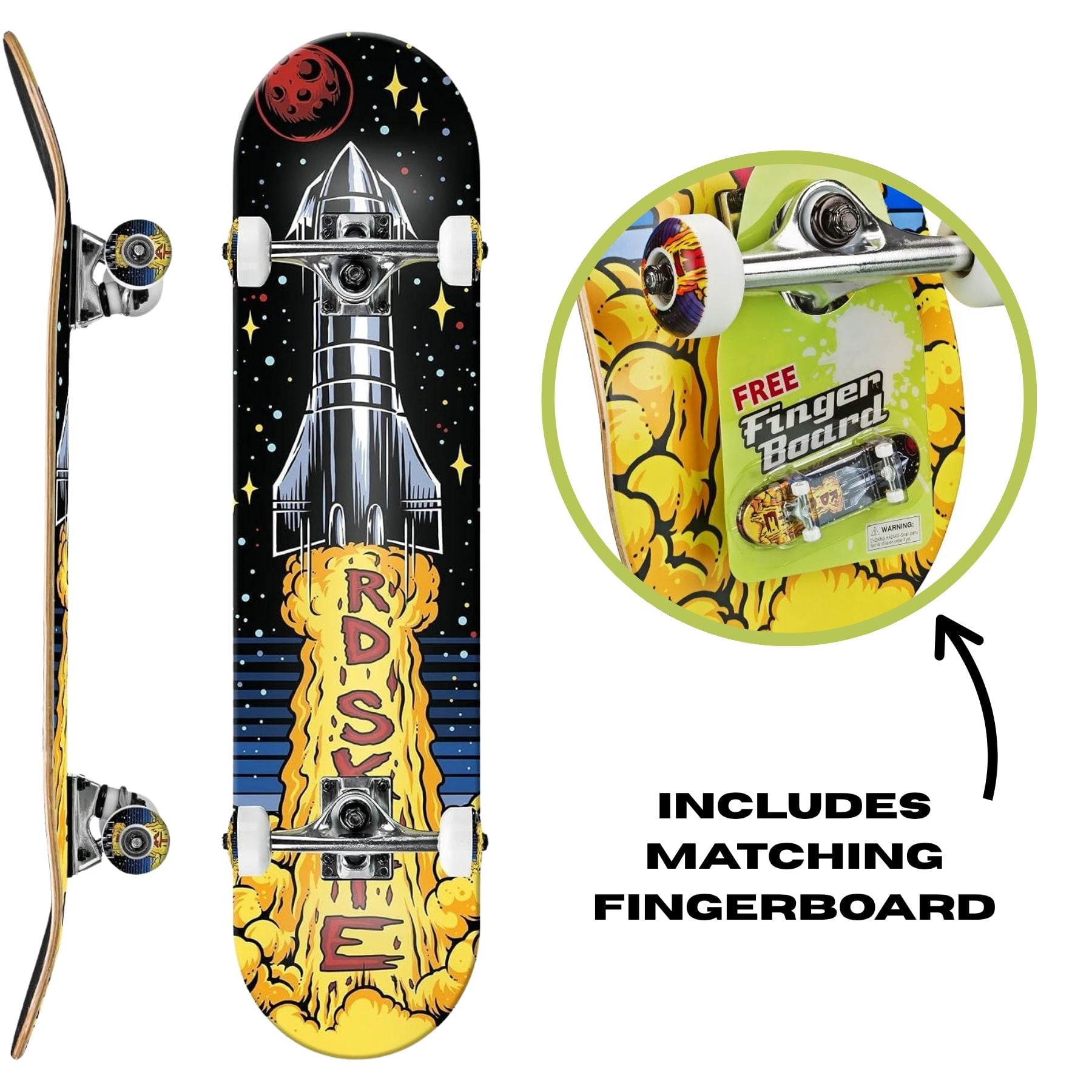 Roller Derby Street Series Rocket Ship Skateboard