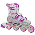 thumbnail image 1 of Roller Derby V-Tech 500 Women's Inline Skates with Adjustable Sizing - Grey/Purple, 1 of 2