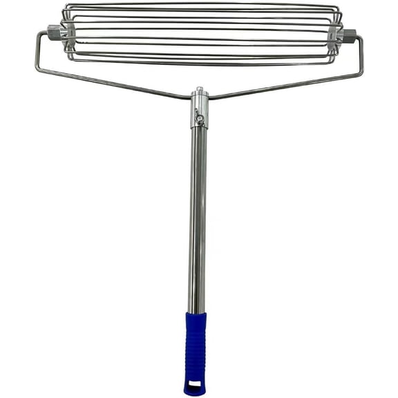 Roller Design Golf Course Sand Rake, Stainless Golf Sand Trap Bunker Simulator, Bunker Rake for Beach, High Jump Long Jump Pits, Baseball Fields and Sandy Golf Courses