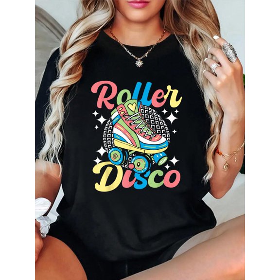 Roller Disco - Speed Roller Skating 70s 80s Skaters Skates T-Shirt