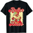 thumbnail image 1 of Roller Disco Tshirt Party Dancer Skating Rink 80's Gift T-Shirt, 1 of 5