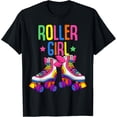 thumbnail image 1 of Roller Girl Roller Skates Skating Girls T-Shirt, 1 of 4