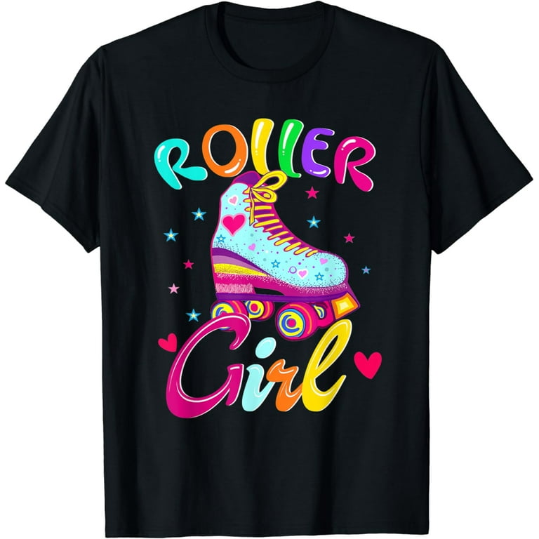 70'S Rollerskating Girl Vintage Retro Roller Skates T Shirt 70'S Rollerskating Girl Vintage Retro Roller Skates T Shirt