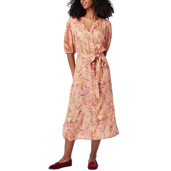 Roller Rabbit womens Amanda Luca Caftan, xs, Brown