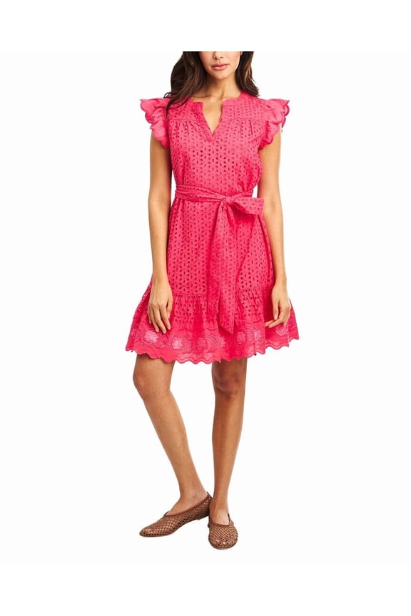 womens  Malina Eyelet Ozra Dress, m