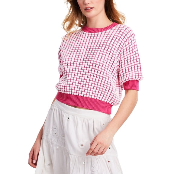 Roller Rabbit womens  Square Knit Hattie Sweater, XL