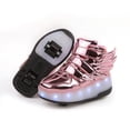thumbnail image 1 of Roller Shoes with Wheels for Boys Girls Kids Skates Sneakers LED Light Up Rechargeable Sport Sneaker for Boys, 1 of 19