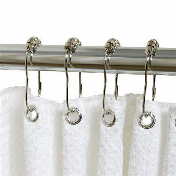 Roller Shower Curtain Rings Metal