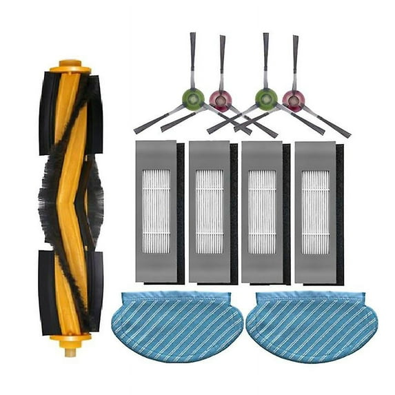 Roller Side Brush Filter Mop Cloth Set For Ecovacs Deebot Ozmo 920