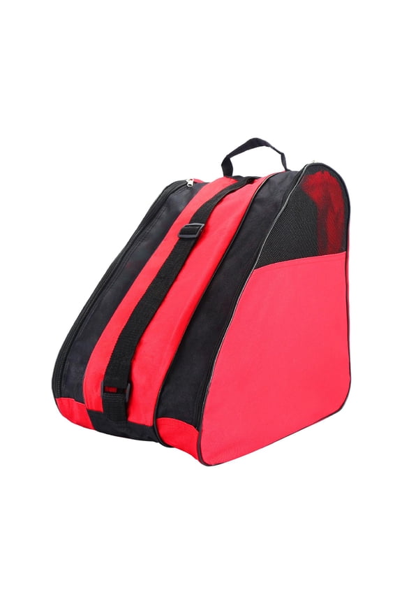 Roller Skate Backpack with Adjustable Straps, Travel Bag with Red