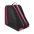 thumbnail image 1 of Roller Skate Bag, Breathable Ice Skate Bags with Adjustable Shoulder Strap, Skating Shoes Storage Accessories for Women Men Roller, Pink, 1 of 6