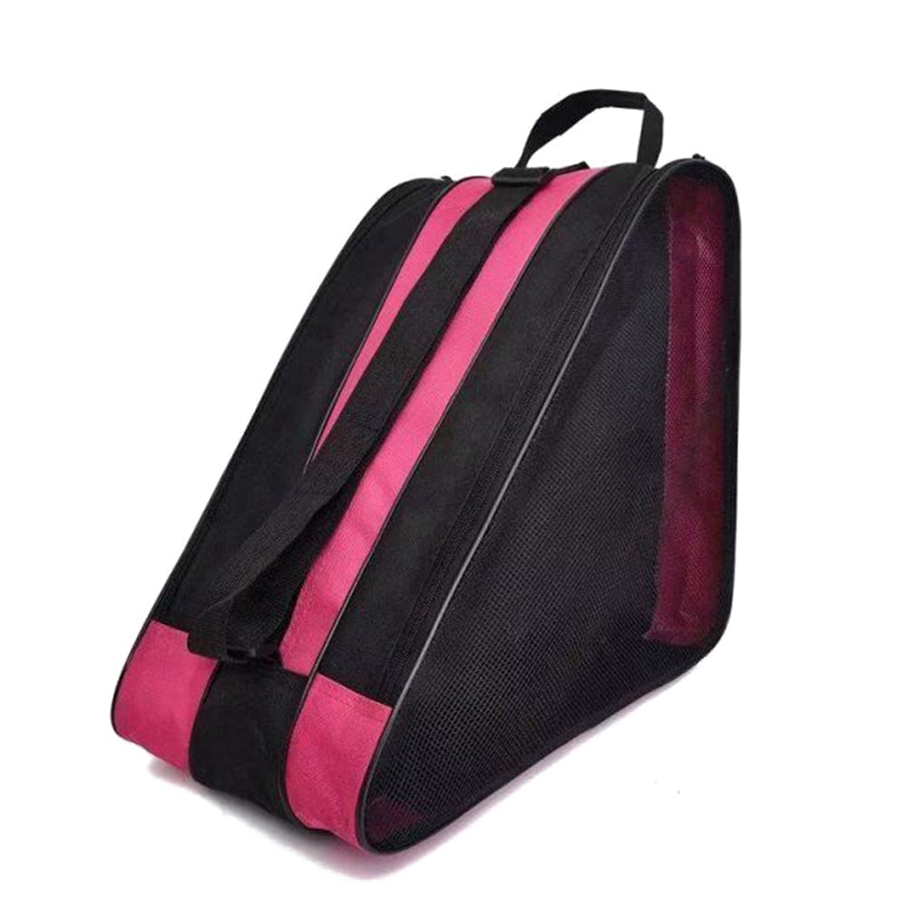 Roller Skate Bags, Oxford Cloth Ice Skates Storage Bag with Adjustable Shoulder Strap, Figure Skating Shoes Carry Bags Roller Container, Roller Skate Accessories