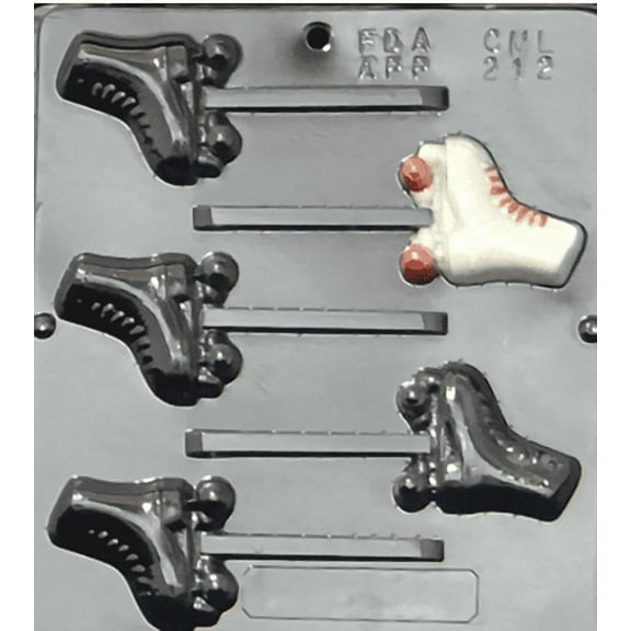 Roller Skate Barbie Lollipop Chocolate Candy Mold