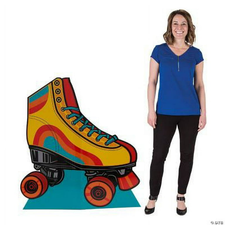 Roller Skate Cardboard Stand-Up, Party, Party Decor, Piece