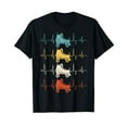 thumbnail image 1 of Roller Skate Heartbeat Skater Skating Retro Vintage 70s 80s T-Shirt, 1 of 5