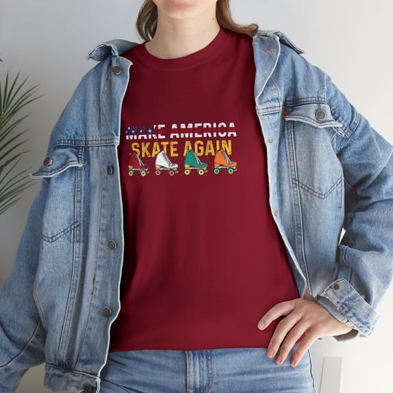 Roller Skate Make America Skate Again Vintage T-Shirt