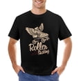 thumbnail image 1 of Roller Skate Men’s T-Shirt 100% Cotton Casual Short Sleeve Tops Gift Tee Black M, 1 of 5