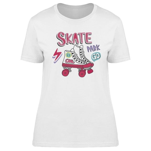 Roller Skate Park Go T-Shirt Women -Image by Shutterstock, Female Large