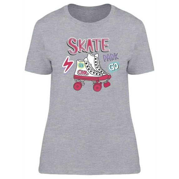 Roller Skate Park Go T-Shirt Women -Image by Shutterstock, Female Small