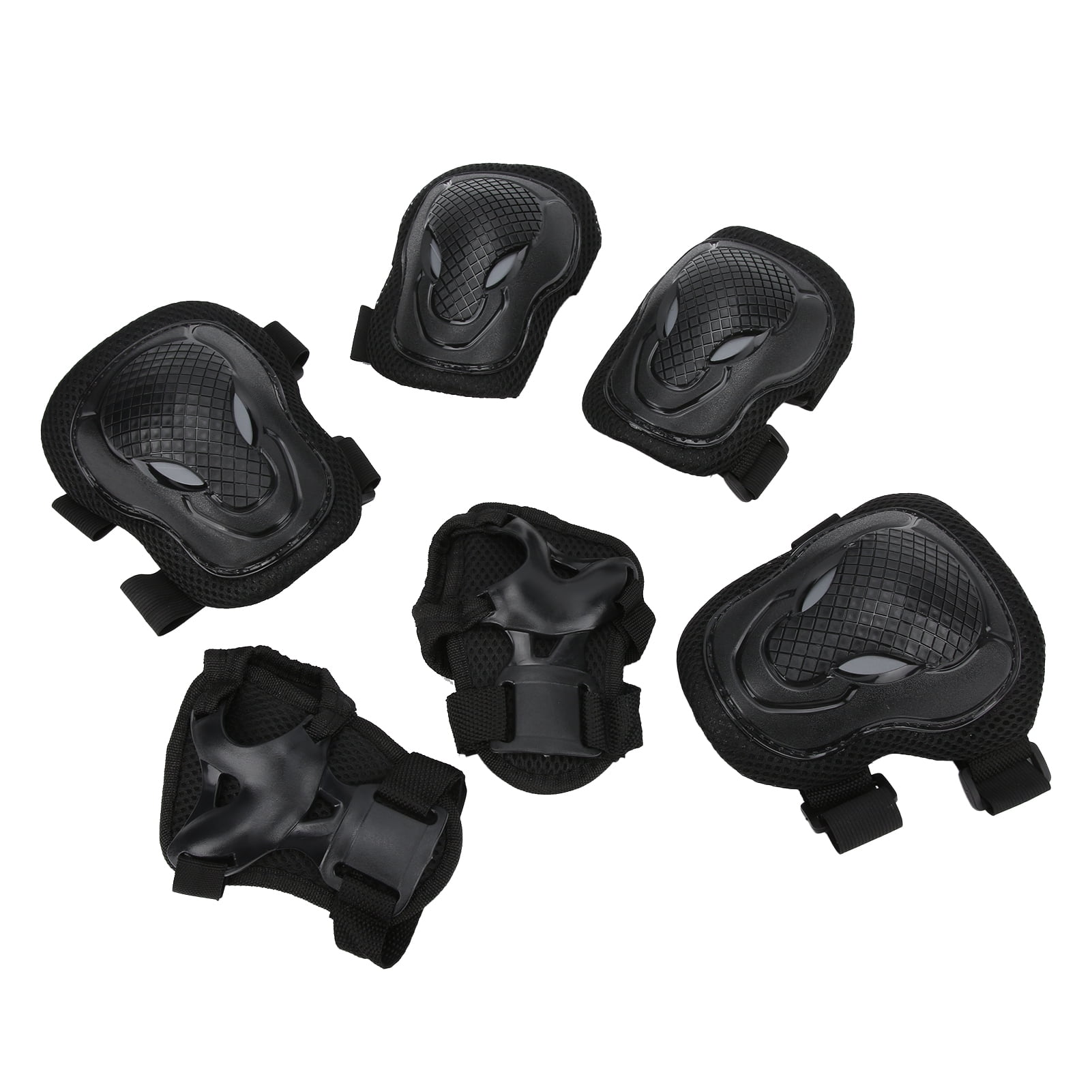 Roller Skate Protection Gear Set Adjustable Knee Elbow Pads Wrist