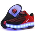 thumbnail image 1 of Roller Skate Shoes LED Light Up Sneaker with Wheels Roller Shoes USB Rechargeable Shoes Kids Gifts, 1 of 8