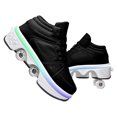 thumbnail image 1 of Roller Skate Shoes for Men, Double-Row Deform Wheel Automatic Walking Shoes, Retractable Roller Skate, Shoes with Wheels, Skating Shoes for Outdoor Fun & Fitness, 1 of 7