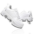 thumbnail image 1 of Roller Skate Shoes for Woman, Double-Row Deform Wheel Automatic Walking Shoes, Retractable Roller Skate, Shoes with Wheels, Skating Shoes for Outdoor Fun & Fitness, 1 of 6