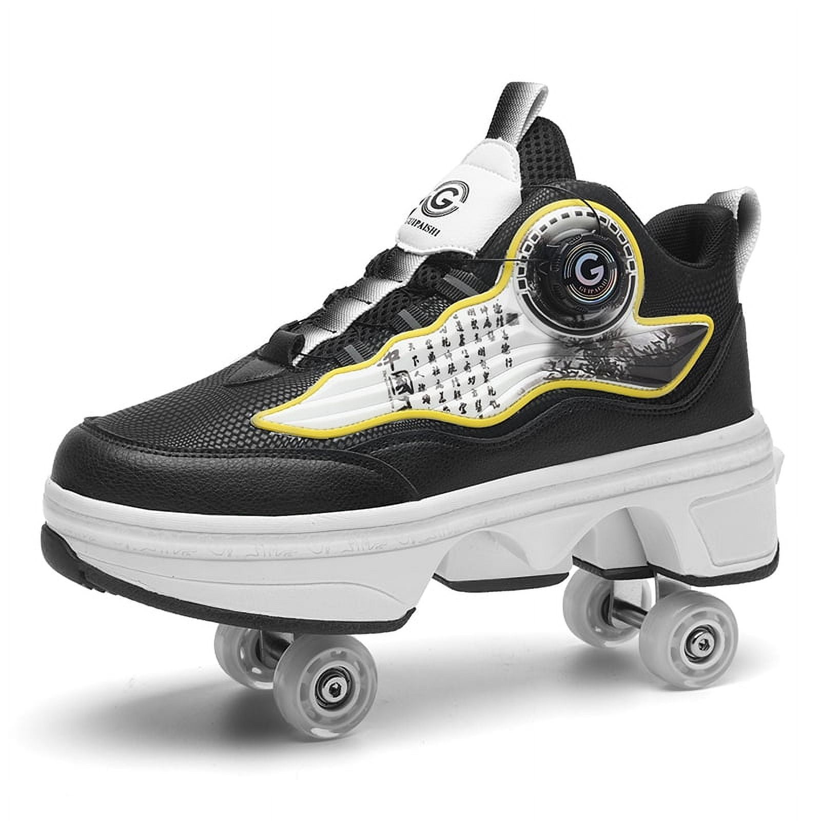 Four Wheel Sneakers That Turn Into Roller Skates Roller Skate