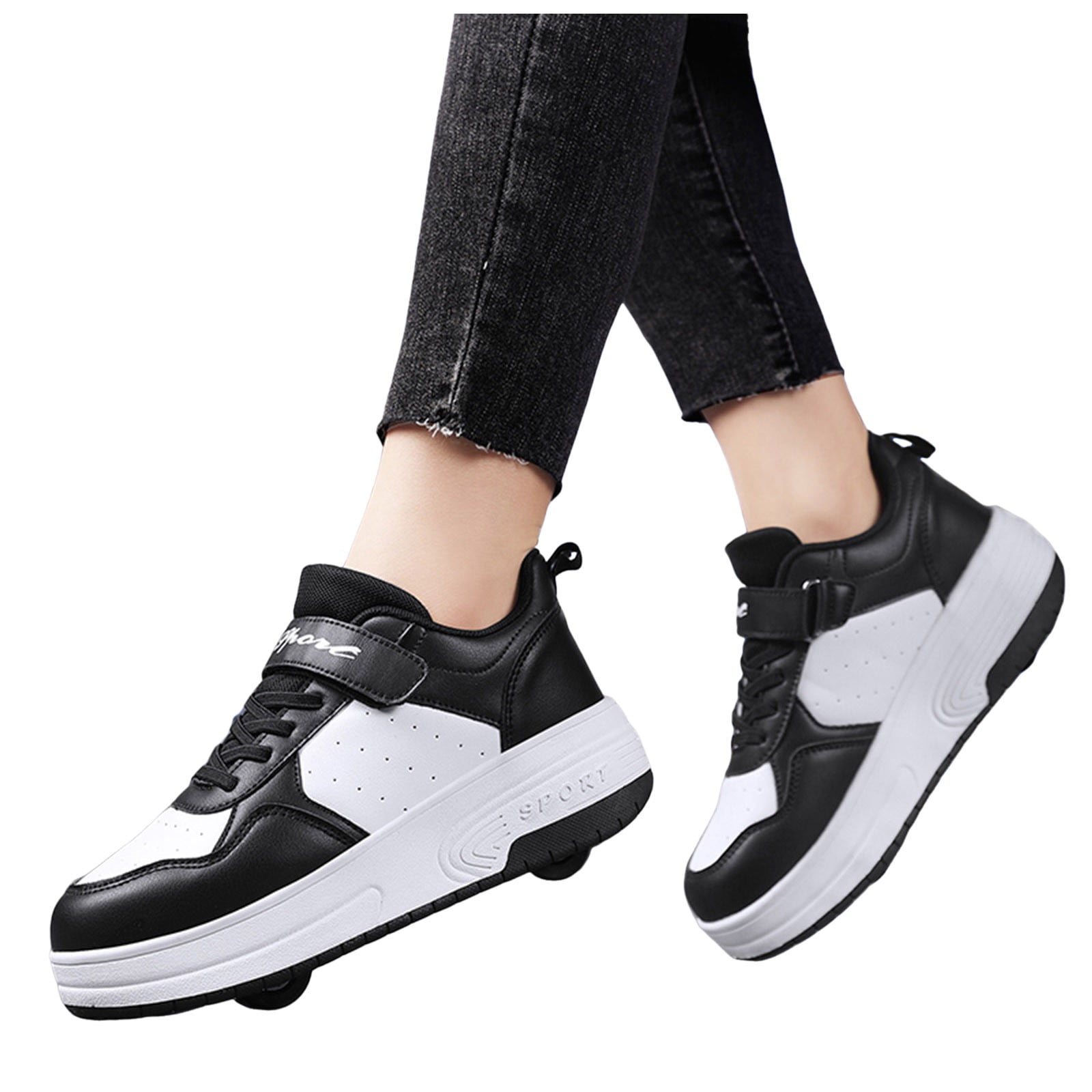 Roller Skate Shoes for Boys Girls Little Big Kids Detachable Wheeled ...