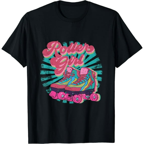 Roller Skate T-Shirt Skating 70s Retro Shirt Gift T-Shirt