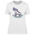thumbnail image 1 of Roller Skate With Wings  T-Shirt Women -Image by Shutterstock, Female Large, 1 of 2