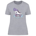 thumbnail image 1 of Roller Skate With Wings  T-Shirt Women -Image by Shutterstock, Female Large, 1 of 2