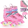 thumbnail image 1 of Roller Skates, Adjustable Roller Skates with Light up Wheels for Girls Boys Teens, Beginner & Advance | with Protective Gears and Carry Bag, 1 of 7
