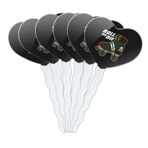 Roller Skate Cupcake Toppers for Party Cakes