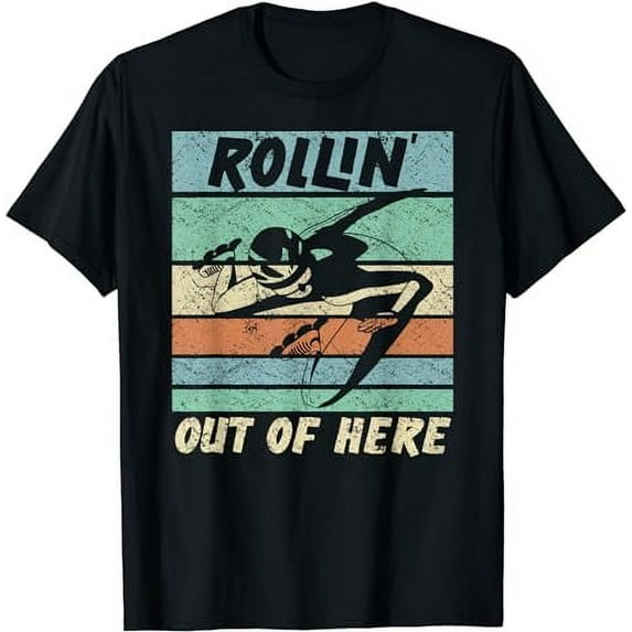 Roller Skates Derby Skater - 70s Vintage Roller Skating T-Shirt