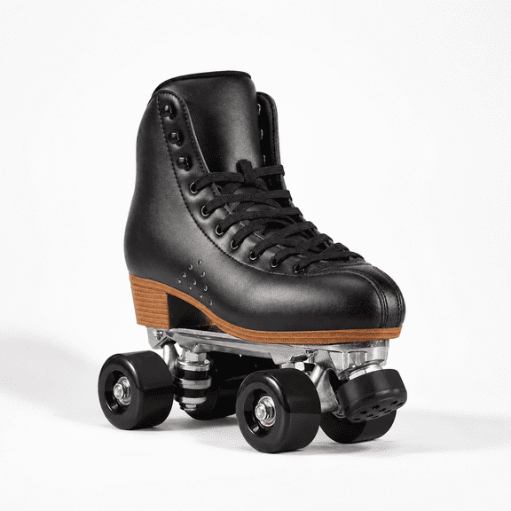 Roller Skates For Women And Men Deluxe 2 Layerfiber Leather Double Row-classic Professional Outdoor Indoor Quad-skates & Adults..