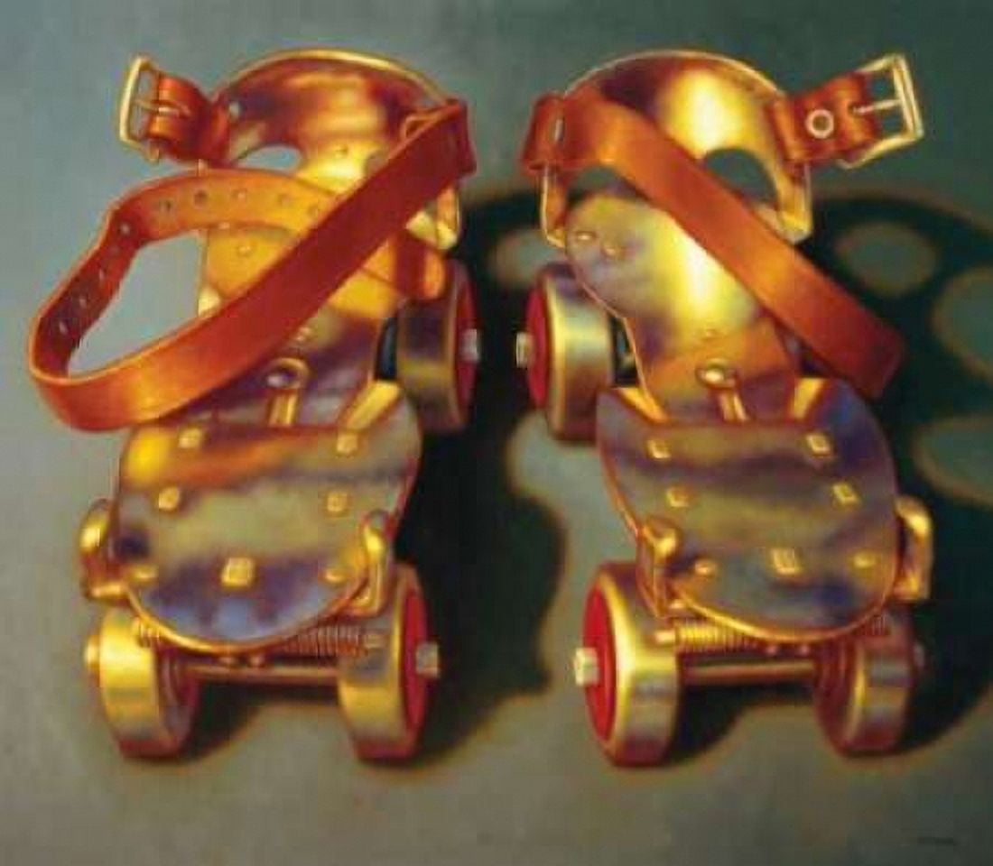Roller Skates II Canvas Art - TR Colletta (24 x 24)