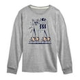 thumbnail image 1 of Roller Skating Cat   - Kids Long Sleeve Tee, 1 of 5