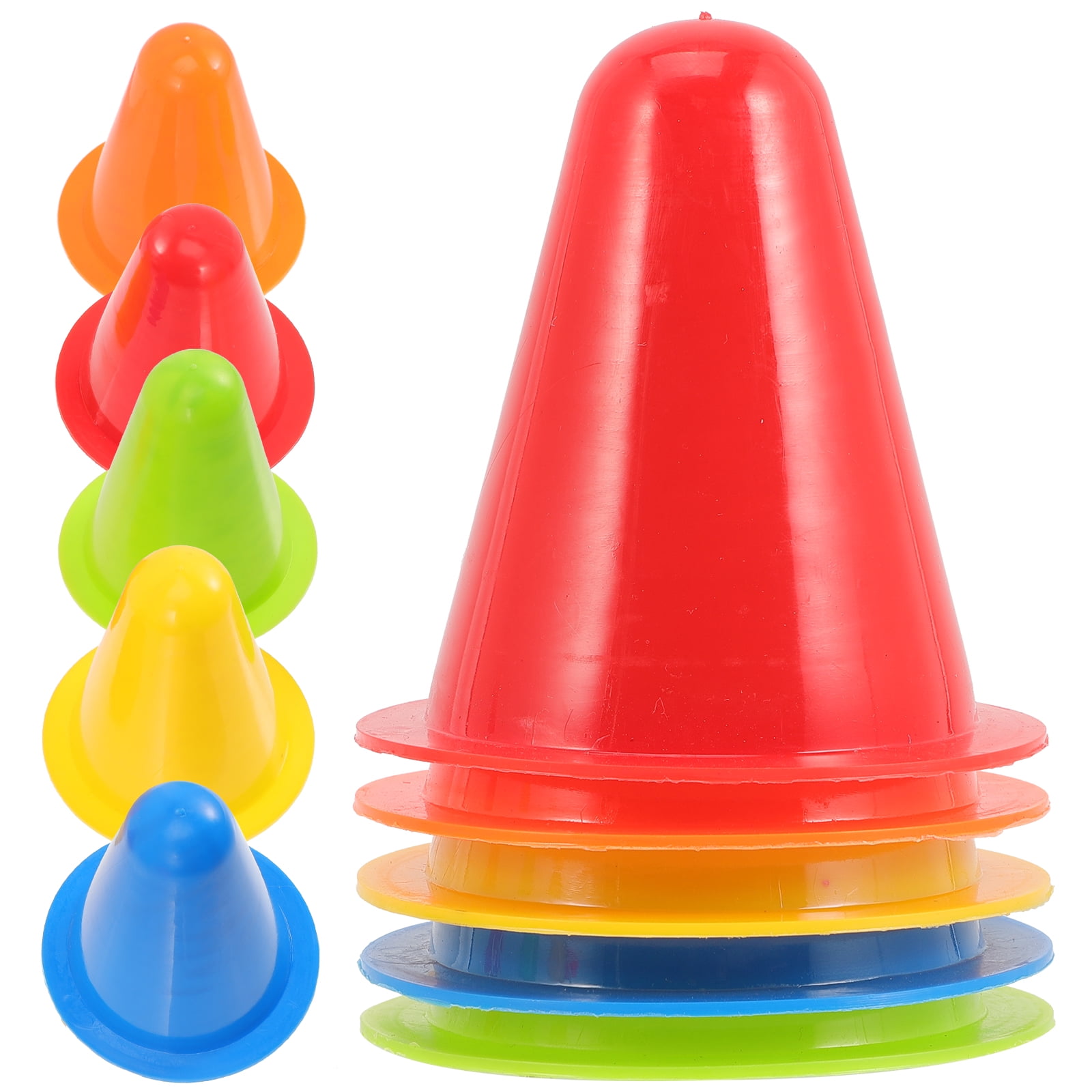 Roller Skating Obstacles Small Cones Plastic Sports Athletic Training