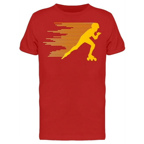 Roller Skating Stripes T-Shirt Men -Image by Shutterstock, Male 3X-Large