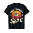 thumbnail image 1 of Roller Skating This Is How I Roll Skater Skate Retro Vintage T-Shirt, 1 of 5