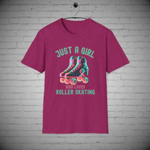 Roller skating t-shirt, Just a Girl who loves Roller skating t-shirt