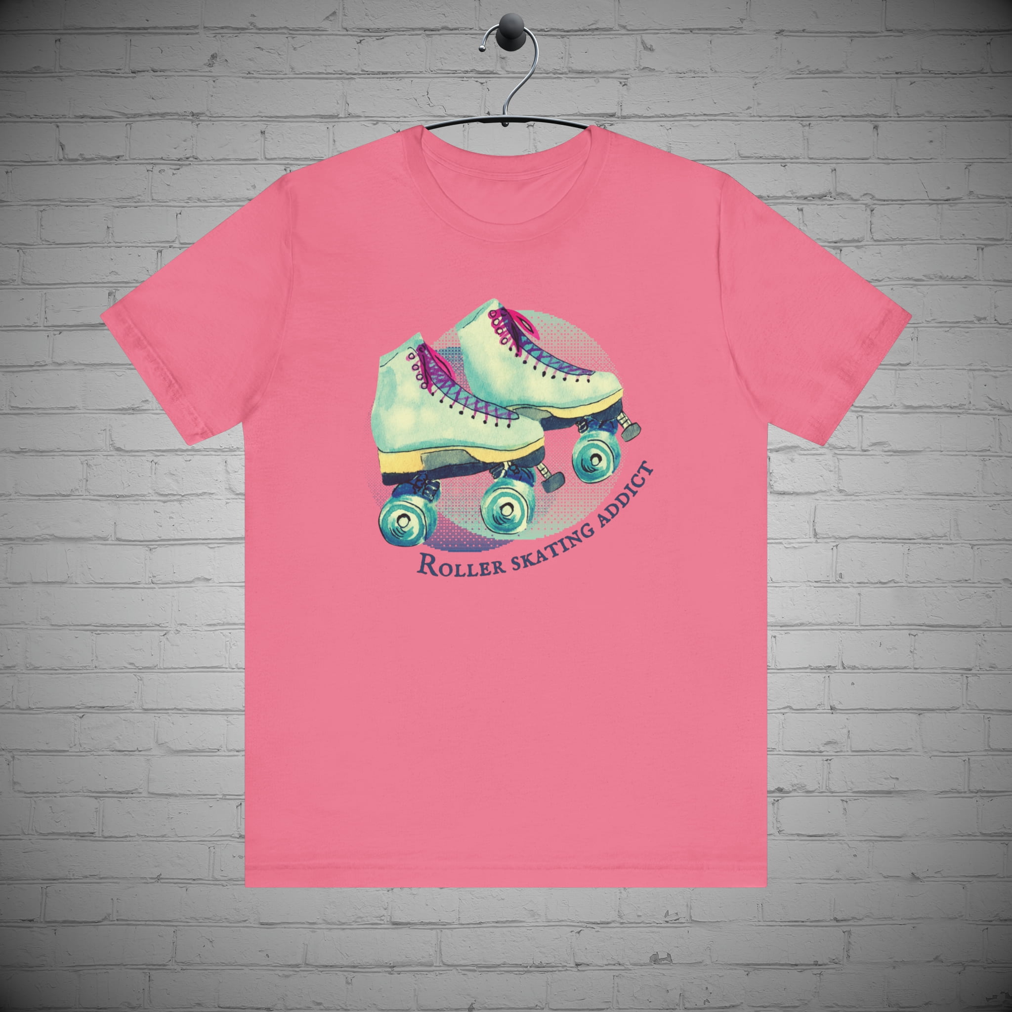 Roller skating tshirt, Roller derby tee, Retro Urban Skate park