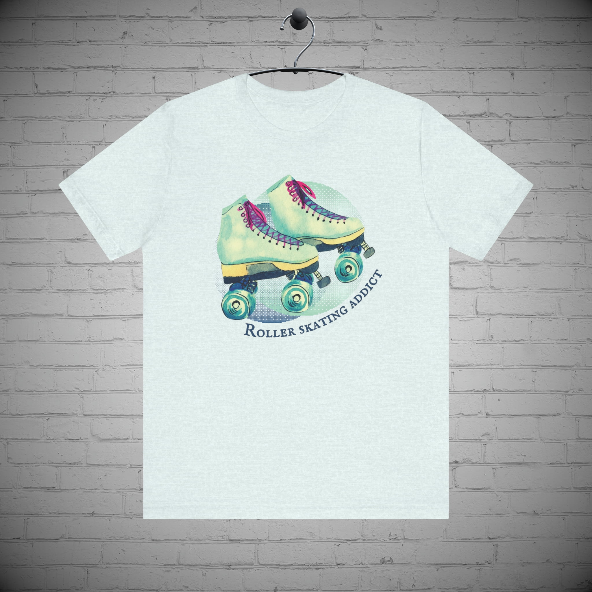 Roller skating tshirt, Roller derby tee, Retro Urban Skate park